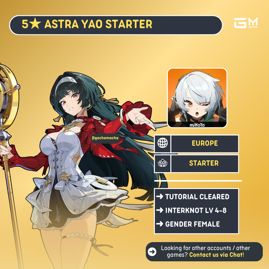 Europe | Zenless Zone Zero Starter | Astra Yao | EU-ZZZ-AY01