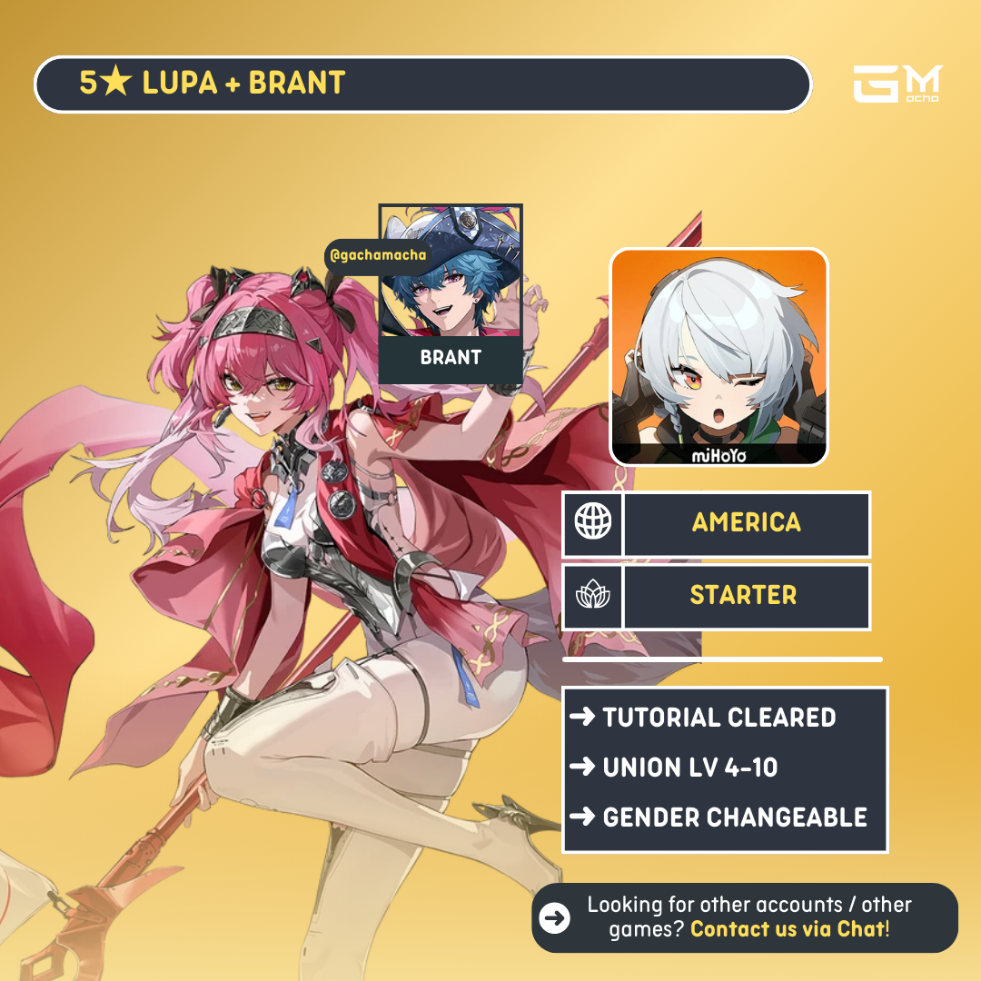 America | Wuthering Waves Starter | Lupa + Brant | NA-WW-LPBR01