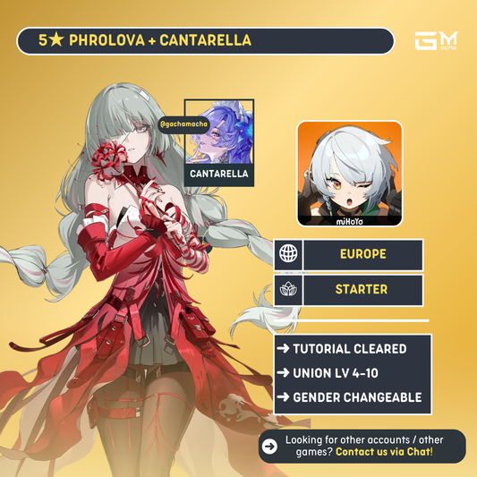 Europe | Wuthering Waves Starter | Phrolova + Cantarella | EU-WW-PLCT01