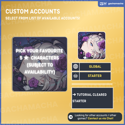 Global | Chaos Zero Nightmare Starter | Chat to Place Order | GL-CZN-CATALOG