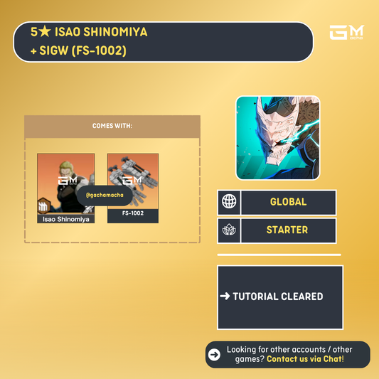 Global | Kaiju No 8 Starter | Isao Shinomiya
+ Isao Shinomiya SigW | GL-KJ8-IS01