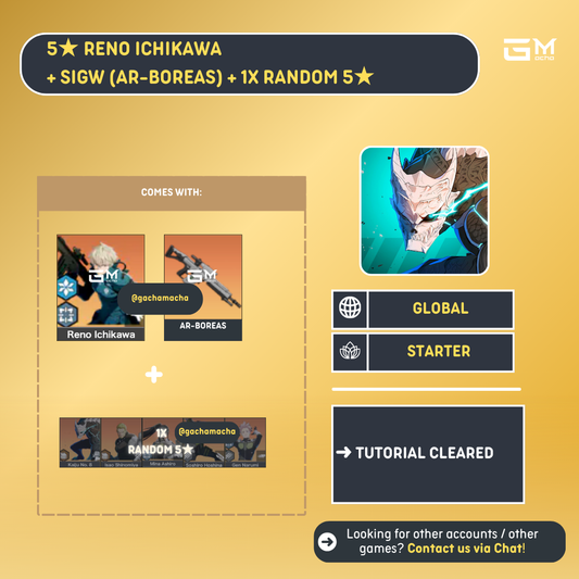 Global | Kaiju No 8 Starter | Reno Ichikawa
+ Reno Ichikawa SigW + 1 Random 5 Star | GL-KJ8-REN02