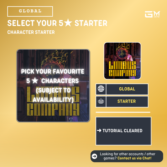 Global | Limbus Company Starter | Chat to Place Order | GL-LC-CATALOG