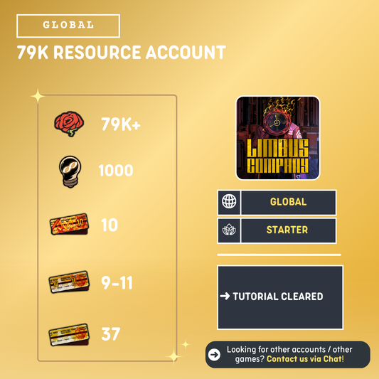 Global | Limbus Company Starter | 79k+ Lunacy + More | GL-LC-ZG79