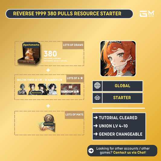 Global | Reverse 1999 Starter | Global | Reverse: 1999 Starter | 380+ Unilogs | GL-R99-ZD380