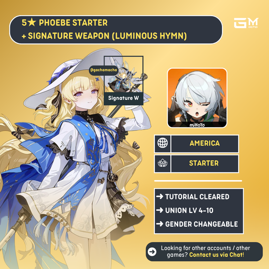 America | Wuthering Waves Starter | Phoebe + Phoebe SigW | NA-WW-PH01