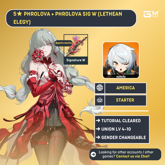 America | Wuthering Waves Starter | Phrolova + Phrolova SigW | NA-WW-PL01