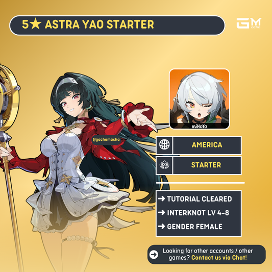 America | Zenless Zone Zero Starter | Astra Yao | NA-ZZZ-AY01